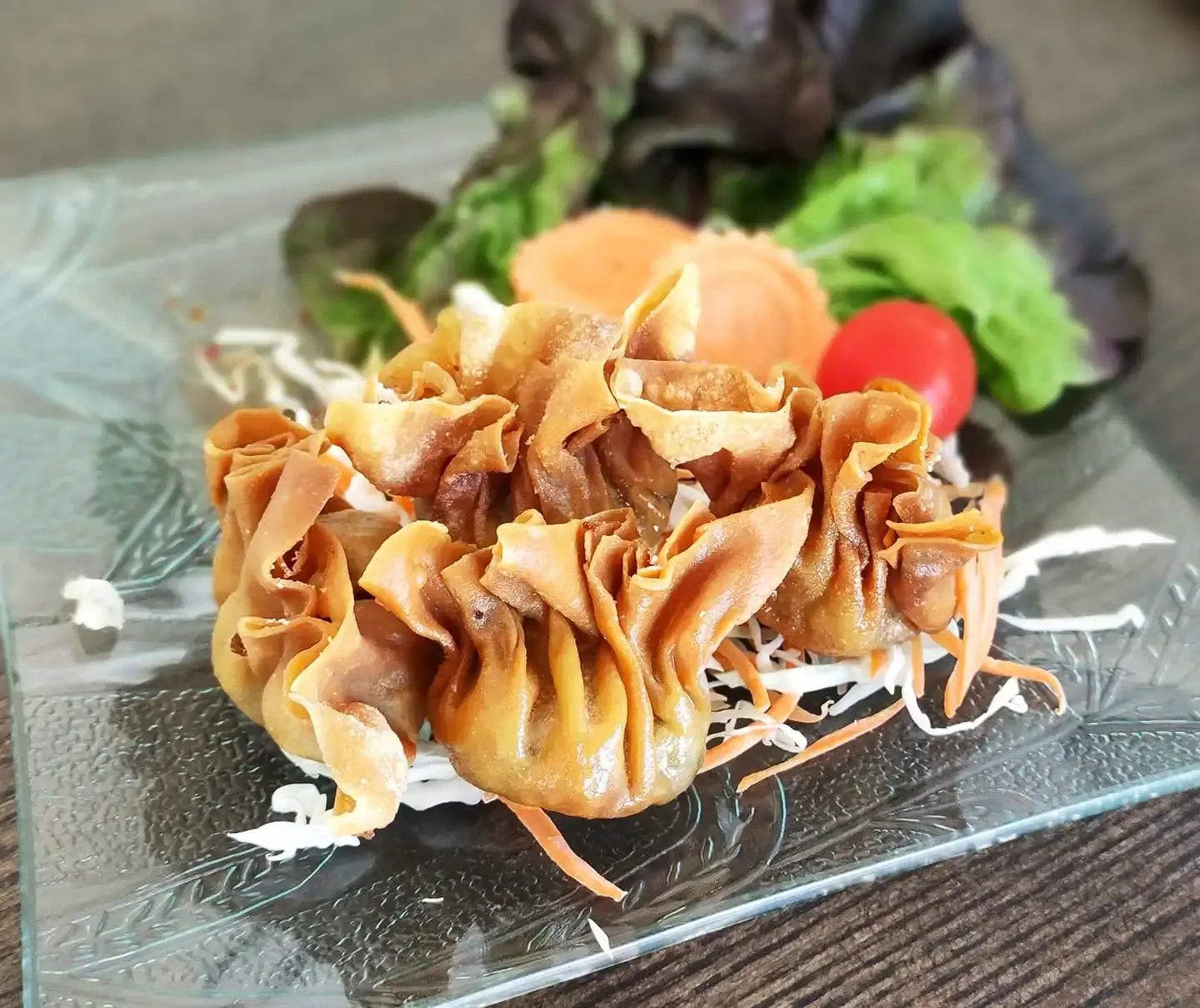 เกี๊ยวหมูทอด Ravioli Frits au Porc